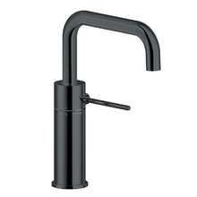 Смеситель Nobili Velis VE125118/3FLP для раковины, без донного клапана, цвет черный глянцевый