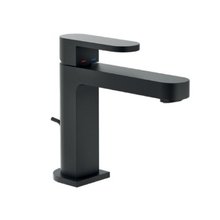 Смеситель Nobili Up для раковины, с донным клапаном, цвет черный матовый, UP94118/1BM