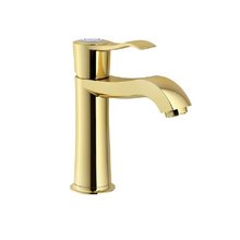 Смеситель Nobili Sofi SI98118/1GDP, для раковины, c донным клапаном, цвет золото