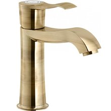 Смеситель Nobili Sofi SI98118/1BR, для раковины, c донным клапаном, цвет бронза