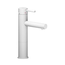 Смеситель Nobili Live LV00458/2WM, для раковины, с донным клапаном, цвет белый матовый