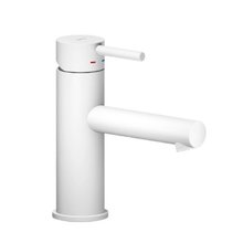 Смеситель Nobili Live LV00418/3WM, для раковины, с донным клапаном, цвет белый матовый