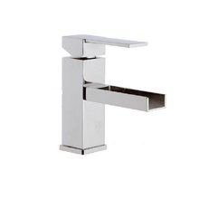 Смеситель Remer Qubika Cascata QC11 для раковины, без донного клапана, цвет хром