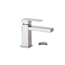 Смеситель Remer Qubika Design QD10 для раковины, с донным клапаном, цвет хром