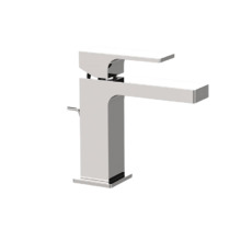 Смеситель Remer Absolute AU10 для раковины, с донным клапаном, цвет хром