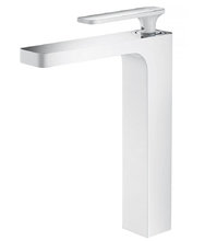 Смеситель Timo Torne 4311/00-16F для раковины, белый-хром