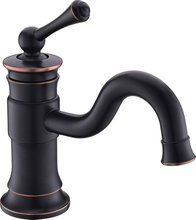 Смеситель Timo Adelia 6061/04F black antique для раковины, черный