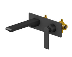 Смеситель скрытого монтажа Timo Anni 2771/03SM для раковины, черный матовый