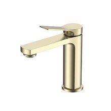 Смеситель Vincea Arco VBF-4AR01BG, для раковины, цвет брашированное золото