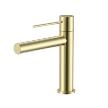 Смеситель Vincea Aspire VBF-4AS01BG, для раковины, цвет брашированное золото