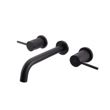 Смеситель Vincea Groove VBFW-4G1MB для раковины, цвет черный