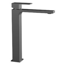 Смеситель Vincea Cube VBF-1C02GM для раковины, воронёная сталь, gunmetal