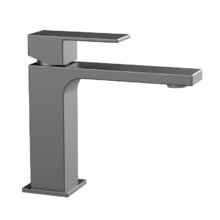 Смеситель Vincea Cube VBF-1C01GM для раковины, воронёная сталь, gunmetal