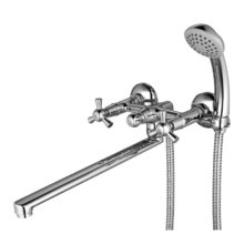 Смеситель Lemark Contour LM7451C универсальный для ванны и душа