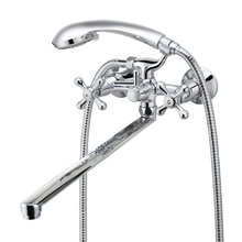 Смеситель Lemark Promotion LM6048C, для ванны и душа, с душевым гарнитуром, хром