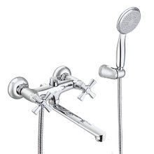 Смеситель Lemark Benefit LM2513C, для ванны и душа, с душевым гарнитуром, хром