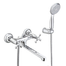 Смеситель Lemark Standard LM2113C, для ванны и душа, с душевым гарнитуром, хром