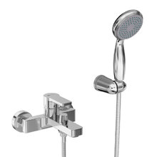 Смеситель Lemark Aura LM0614CH для ванны и душа, с душевым гарнитуром, хром