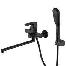 Смеситель Lemark Ursus LM7251BL, универсальный, черный