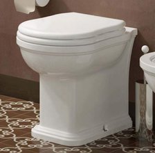 Унитаз напольный Flaminia Efi EF117, вертикальный слив в пол, цвет белый