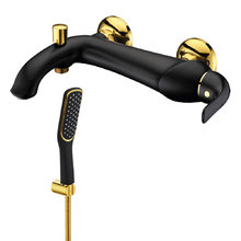 Смеситель Lemark Swan SWANLM5402BG для ванны, черный