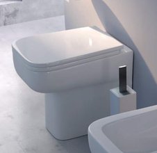 Унитаз напольный Flaminia Como CM117, вертикальный слив в пол, цвет белый