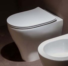 Унитаз приставной Flaminia APP AP117G с системой GoClean, цвет белый