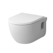 Подвесной унитаз Am.Pm Like FlashClean, безободковый, крышка микролифт, C801701SC