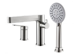 Смеситель на борт ванны BelBagno Delta DEL-BVD3-IN, сатин