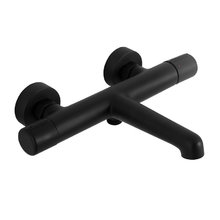 Смеситель для ванны и душа BelBagno Uno, черный матовый, UNO-VASM-NERO