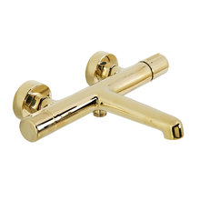 Смеситель для ванны и душа BelBagno Uno, золото, UNO-VASM-ORO