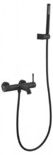 Смеситель Boheme Uno для ванны, с душевым гарнитуром, черный, 463-B