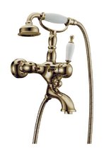 Смеситель Boheme Medici 303 Ripresa для ванны, с душевым гарнитуром, бронза