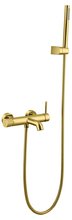 Смеситель Boheme Uno для ванны, с душевым гарнитуром, золото, 463-G