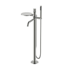 Смеситель Boheme Stick 129-NB.3 для ванны и душа, с душевым гарнитуром, nikel brush