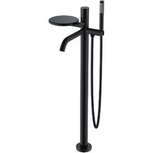 Смеситель Boheme Stick 129-BB.2 для ванны и душа, с душевым гарнитуром, Black touch black