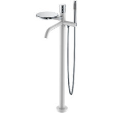 Смеситель Boheme Stick 129-WCR для ванны и душа, с душевым гарнитуром, White diamond chrome