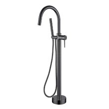 Смеситель Boheme Uno для ванны и душа, напольный, Shine Gun Metall, 469-SGM