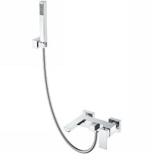 Смеситель для ванны и душа Boheme Qubic 473-CR, цвет Chrome