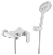 Смеситель Boheme Spectre 453-MW для ванны и душа, белый матовый