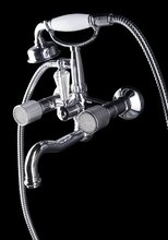 Смеситель Boheme Royal Crystal для ванны, с душевым гарнитуром, хром, 273-Royal/CRST