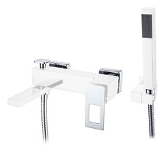 Смеситель Boheme Q для ванны, с душевым гарнитуром, хром, 143-CRCR