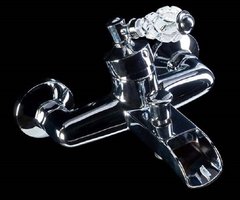 Смеситель Boheme Vogue 223-CRST Crystal для ванны, хром