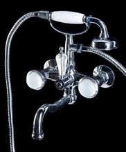 Смеситель Boheme Satine 273-ST для ванны, с душевым гарнитуром, хром