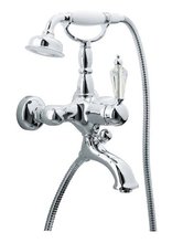 Смеситель Boheme Brillante 343 Ripresa для ванны, с душевым гарнитуром, хром