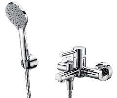 Смеситель WasserKRAFT 4101 для ванны и душа с коротким изливом, хром