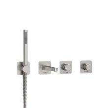 Смеситель для ванны и душа WasserKRAFT Tauber 6400 A6451.296.298.275.100.276, цвет никель