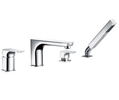 Смеситель WasserKRAFT 2755 на борт ванны, на 4 отверстия, хром