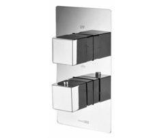 Смеситель скрытого монтажа WasserKRAFT АIme 1544 , термостатический, для ванны и душа, хром