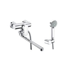 Смеситель WasserKRAFT 5302L для ванны и душа с длинным поворотным изливом, хром